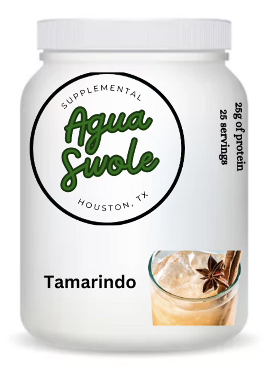 white bottle with image of tamarindo flavored drink